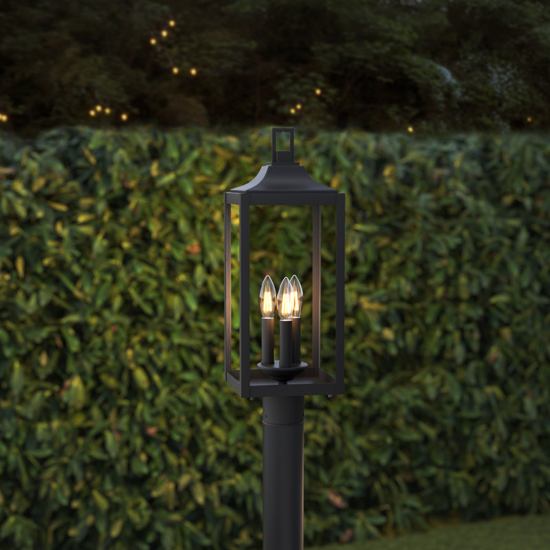Halston 20.5" High 3-Light Outdoor Post Lantern