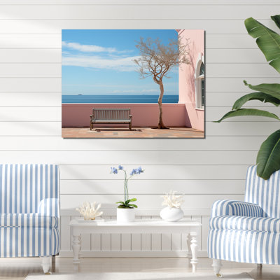" Coastal Dream Pink And Blue Retreat I "