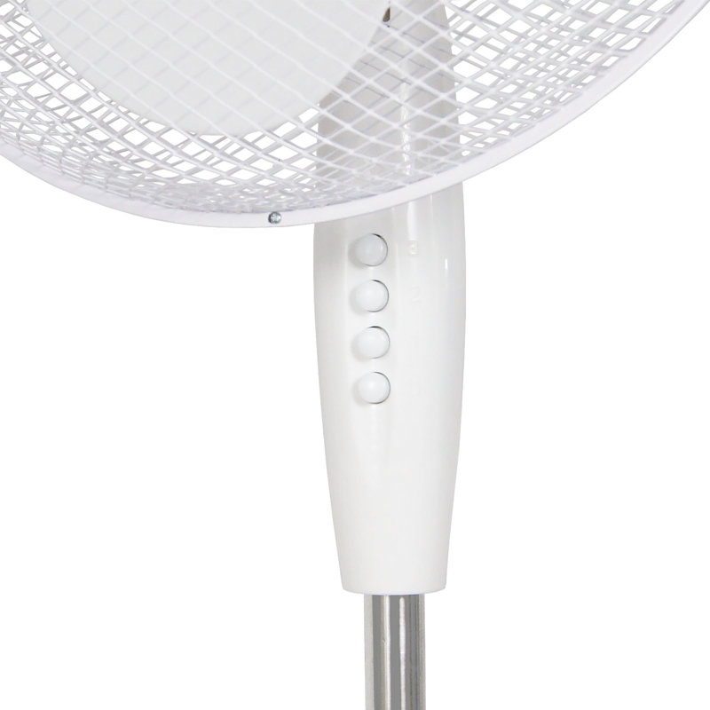 Igenix 16 Inch Pedestal Fan White, White