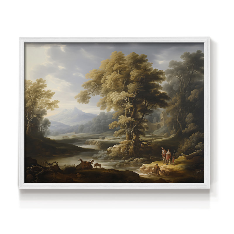 Faune, série III, reproduction encadrée, H 11 po x l 14 po, Blanc