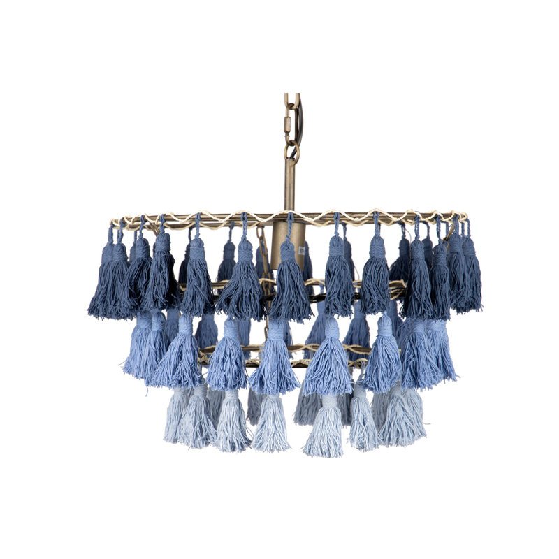 1 - Light Unique/Statement Pendant, Dark Blue
