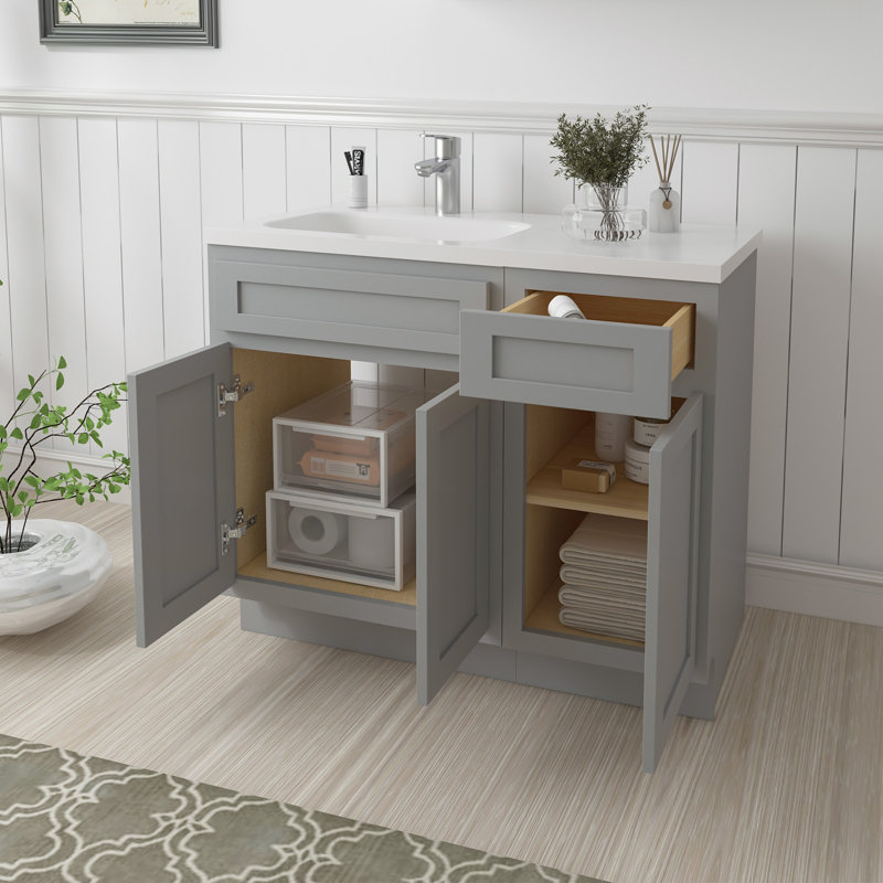 39 base de meuble-lavabo simple 39 seulement, Gris