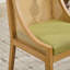 Ensemble de 1 chaise de salle à manger en rotin-2140851539
