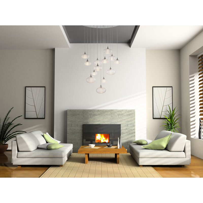 Mowgli 13 - Light Chrome Cluster Pendant