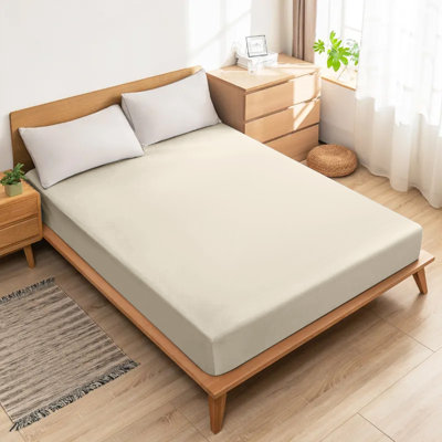 Lall Microfibre Brushed 25cm Deep Fitted Sheet