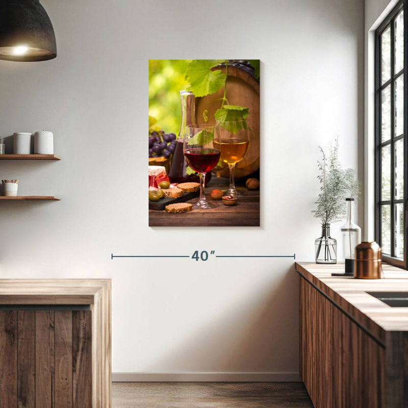 Yarlin Wine Cheese And Bread, 36" H x 24" W