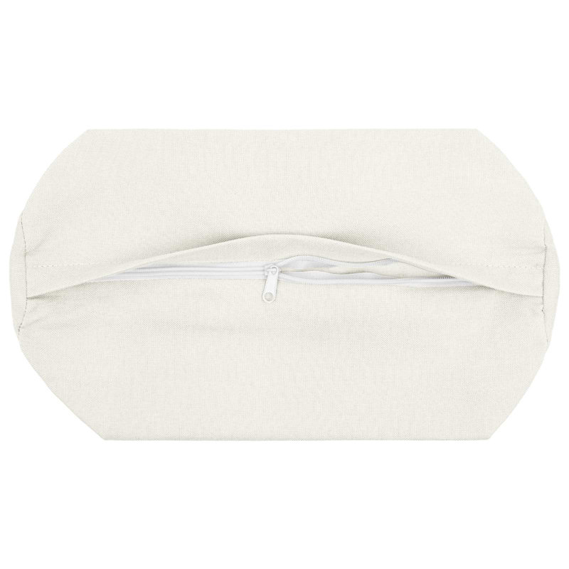 Cushion, Cylinder 40cm H x 15cm W, White