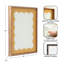 Tableau blanc moutarde avec bordure ondulée jaune par Creative Bunch Studio