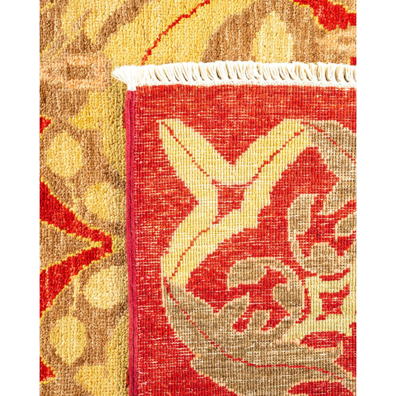 Tapis unique en laine 4 pi 10 po x 8 pi 3 po Yoandy