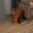 Atharv Brown Teak Wood Handmade Live Edge Stump Accent Table with Charred Detailing 14" x 14" x 18"