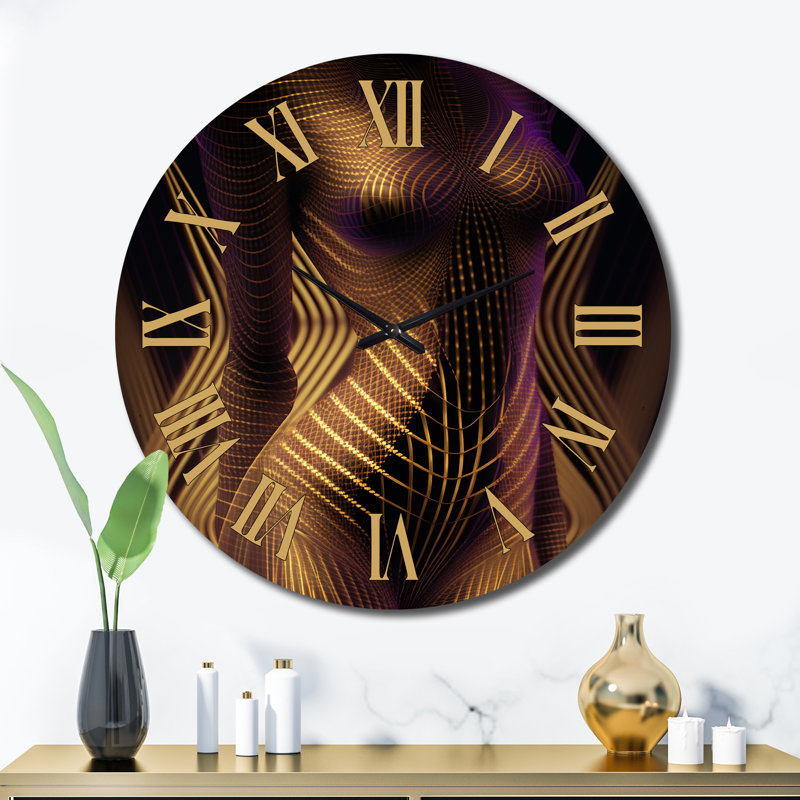 Horloge murale Futuristic Sensuality, Très grand