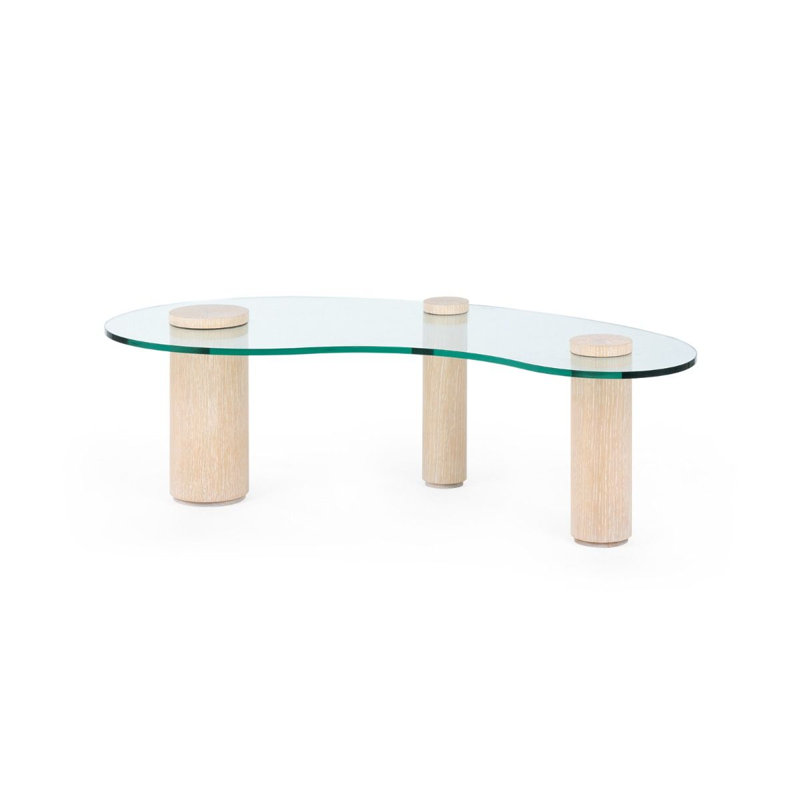 Scarlotti Coffee Table, 13.25" H x 41.5" L x 22.25" W, Sand