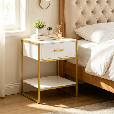 40 cm W Bedside Table