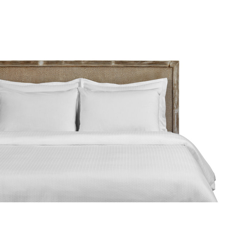 Housse de couette double blanche 100% coton, Housse de couette double TG