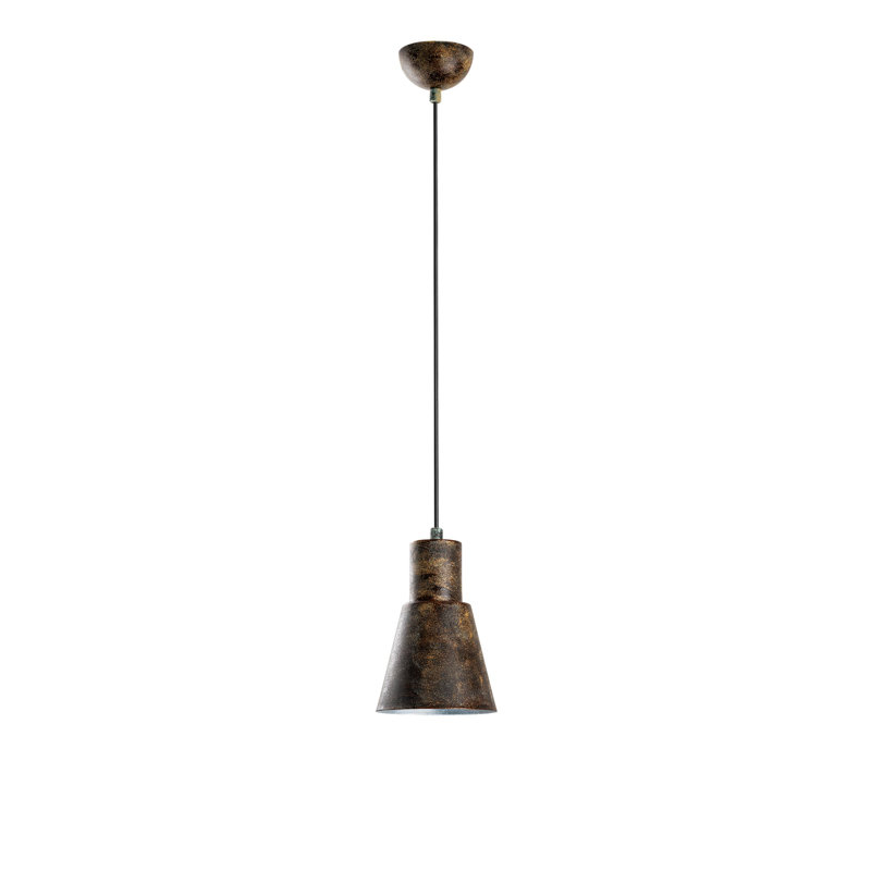 Lustre en métal Antiquation, hauteur réglable 10 po x 2,8 po | 27 - hauteur totale de 44,9 pouces, plaque de base de 10 x 2,8 pouces | Convient à une ampoule E27 de 40 W maximum (non incluse) | Éclairage élégant pour la décoration intérieure, la salle à manger et les espaces de vie