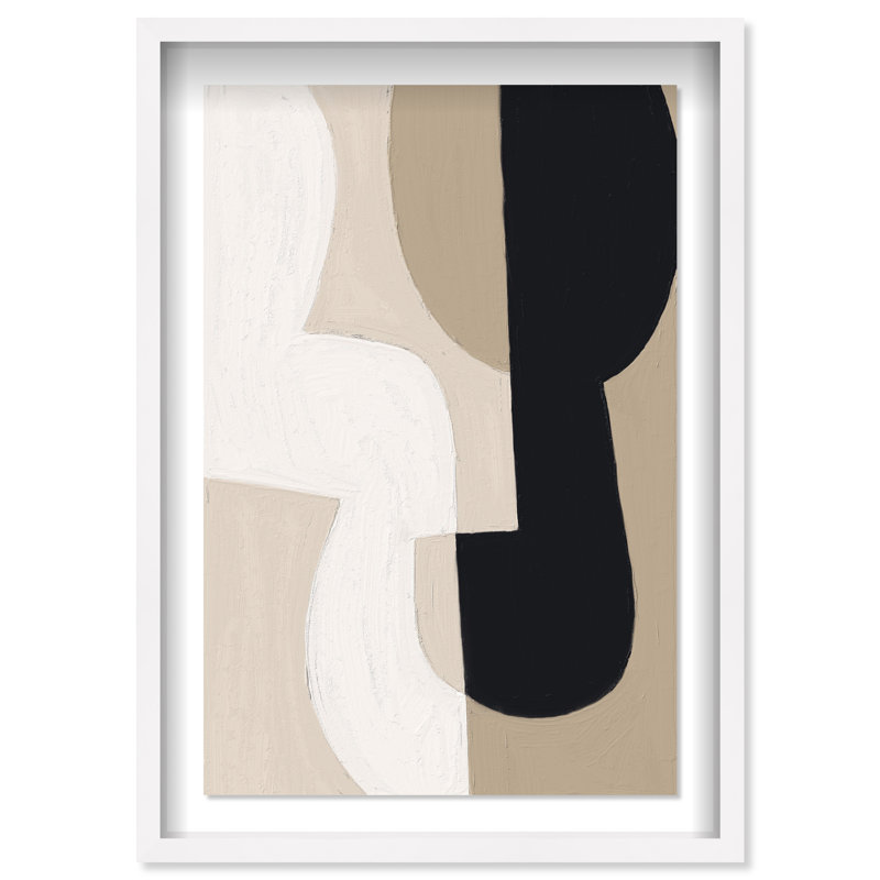 Minimalist Modernism II Print by Oliver Gal, 21.5"H x 31.5"W, White Shadowbox