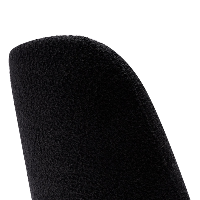 Chaise d'appoint Breann, Noir