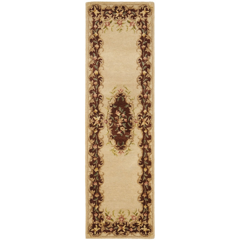 Molter Bergama Hand Tufted Wool Oriental Rug, Runner 2'3" x 8'