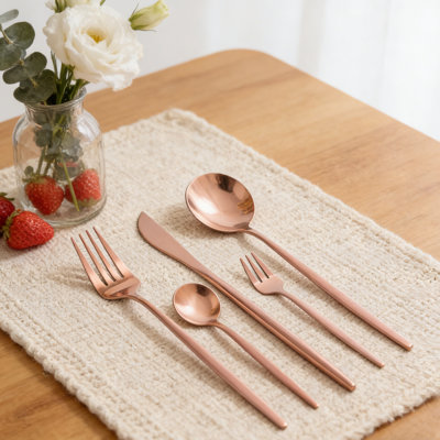 Stainless Steel 90 Pieces Flatware Set