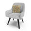 Coussin décoratif Abstract Sparks Speckled Splatter