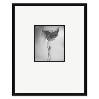 Vogue Magazine, "Model Wearing Mauve And White Girdle", Erwin Blumenfeld, 1953 Print