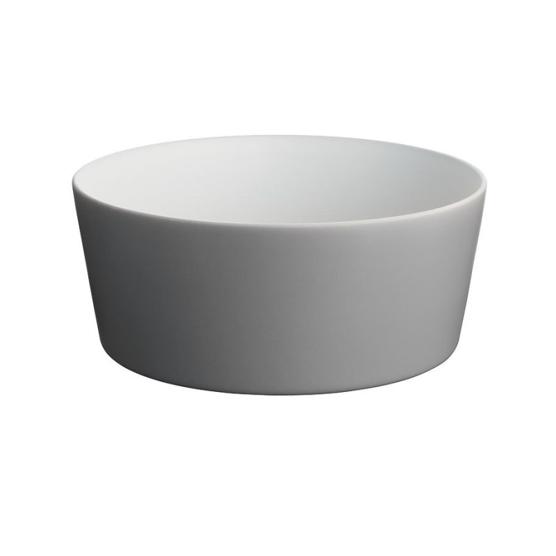 Tonale 9.06" W Salad Serving Bowl, Light Gray
