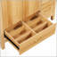 Meuble-lavabo de 36 po en bois massif avec portes à fermeture en douceur, tiroirs et tablette réglable pour un rangement moderne