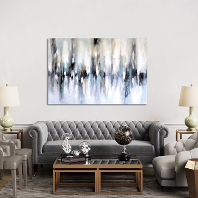 Abstract Cityscape by Radiana Christova - Wrapped Canvas Graphic Art