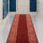 Custom Size Runner Rug 26 Inches Wide X Choose Your Length Southwestern Bordered Design Orange Color-1588525915