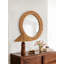 Castello Round Rattan Framed Wall Mirror