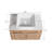 29.54'' Single Bathroom Vanity with Ceramic Top