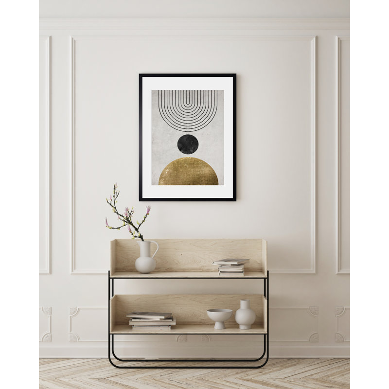 Ball Gold Zen 1 Piece Single Picture Frame Wall Art