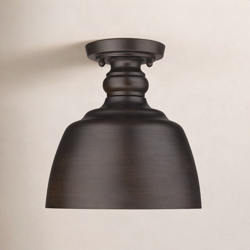 Holmes Flush Mount, Rubbed Bronze