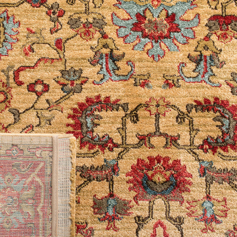 Tapis oriental en polypropylène tissé à la machine Rectangle Angeluis, Rectangulaire 3 pi x 5 pi