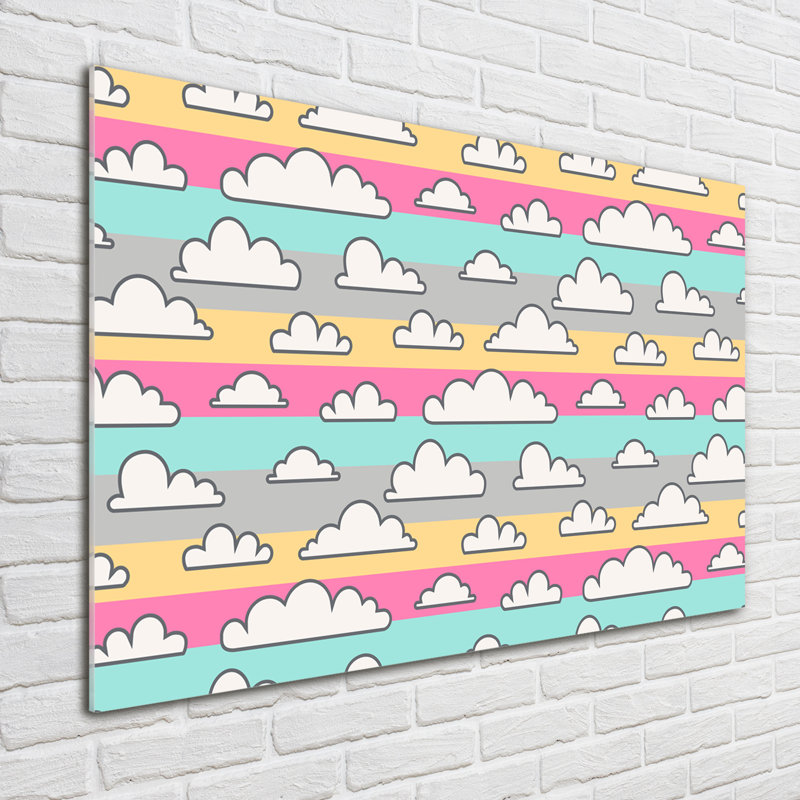 Cloud - No Frame Print on Glass