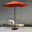 Parasol de patio hexagonal en polyester Hoguet Market 90-1090830333