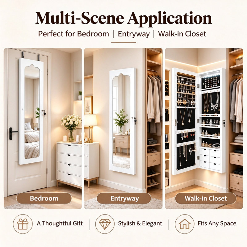 Wall Jewellery Cabinet