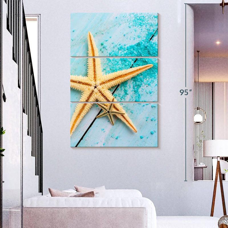 Aletra Starfish Pair, 74'' H x 48'' W