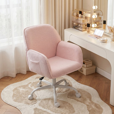 Vanity Chair Velvet Office Swivel Chair