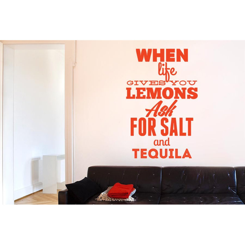 Wall Decal, Large, Orange