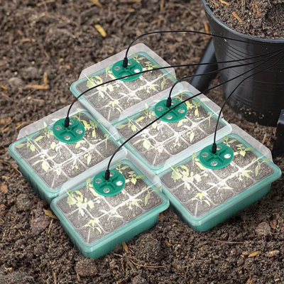 5 Pack Seed Starter Trays For Grow Light Seed Starter Kit Seed Growing Starting