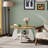 31.5" Circle Coffee Table for Living Room, 2-Tier Wood Accent Center Table with Open Storage-419197710
