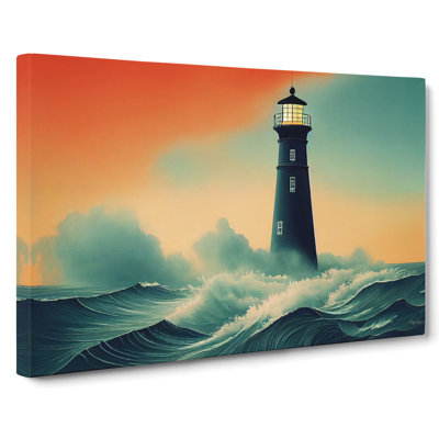 Lighthouse Seascape Vol.2 - Wrapped Canvas Print