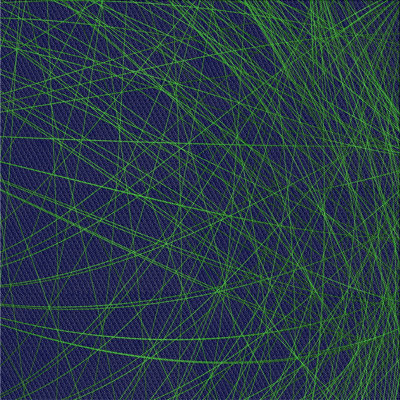 Tapis abstrait vert / bleu marine
