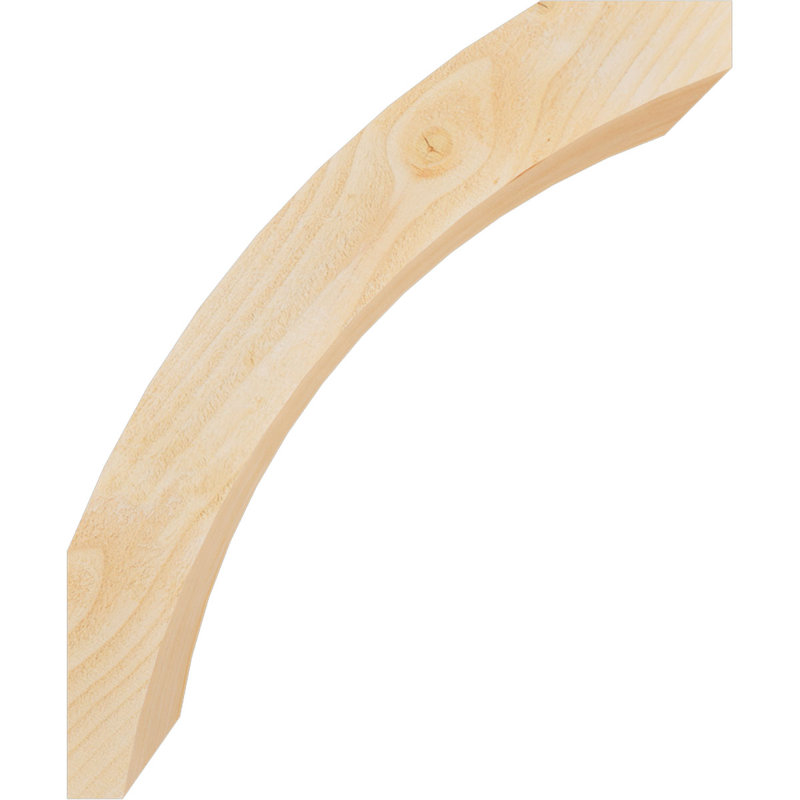 Genouillère Thorton, Sapin Douglas de 6 po (sciage brut), 20 po X P 24 po H
