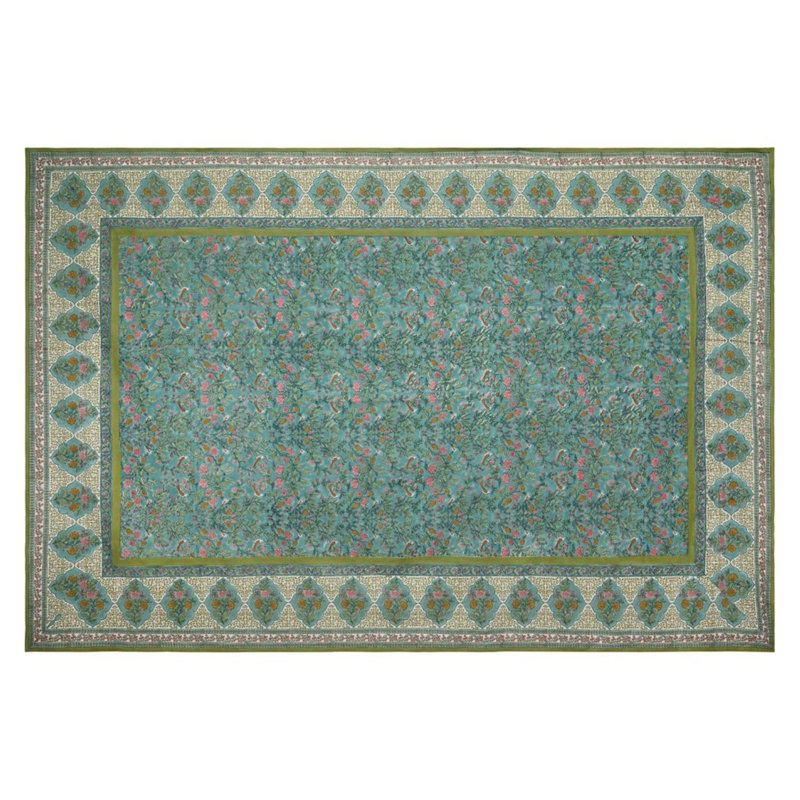 Nappe Giverny - multicolore - 59 po x 86 po, Rectangle 59 po x 86 po