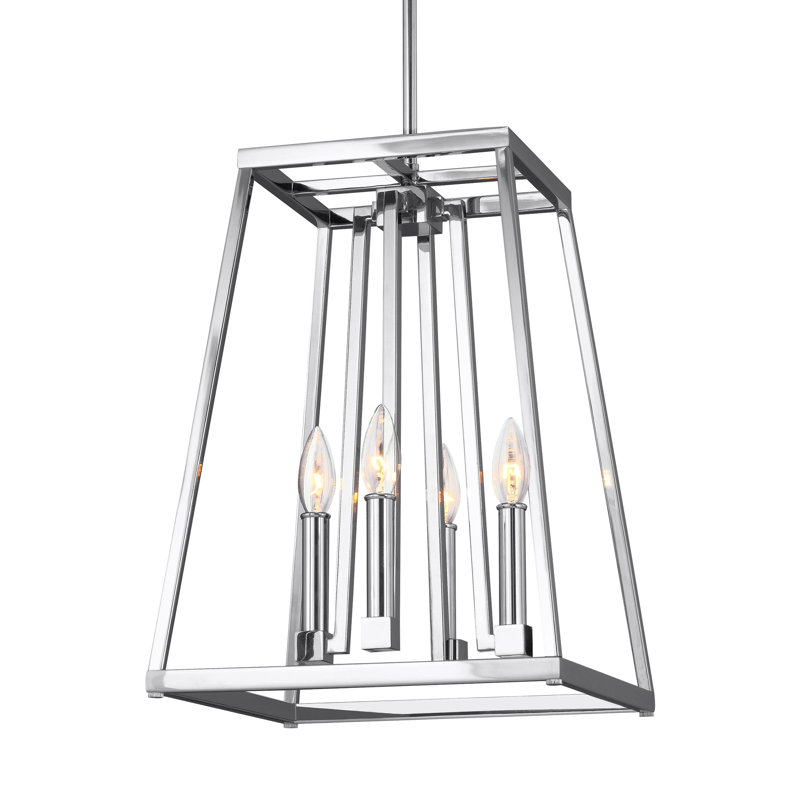 Conant 4 - Light Pendant, 18" H x 13" W x 13" D, Chrome
