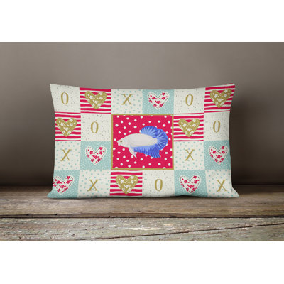  Plakat Betta Love Outdoor Rectangular Cushion with filling