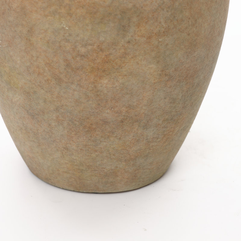 10.4" H Terracotta Tall Vase Rustic Farmhouse Decorative Jar Vase, 10.43" H x 9.25" W x 9.25" D