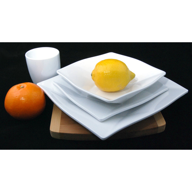 4 Piece Melamine Dinnerware Set
